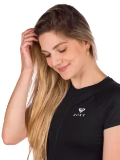 Roxy Essentials Chest Zipped 2 Lycra -Catch The Wave Surfing EssentialsChestZipped2Lycra 2