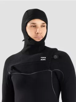 Billabong Furnace 5/4 Chest Zip Hood Wetsuit -Catch The Wave Surfing Furnace54ChestZipHoodWetsuit 2