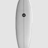 Hybrid Plus White - Epoxy - Future 7'6 Surfb -Catch The Wave Surfing HybridPlusWhiteEpoxyFuture76Surfb