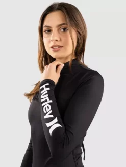 HURLEY Oao Solid Zip Back Lycra -Catch The Wave Surfing OaoSolidZipBackLycra 3